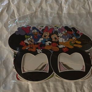 Disney Kids Black Minnie & Friends Face Mask - Pack of Decorative Masks
